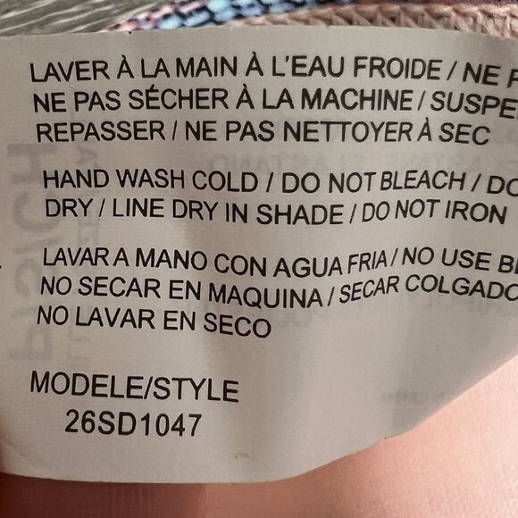 NWOT Ninety Five Degrees String Bikini Bottoms Size Small Side Tie Tassels New S - Picture 10 of 11